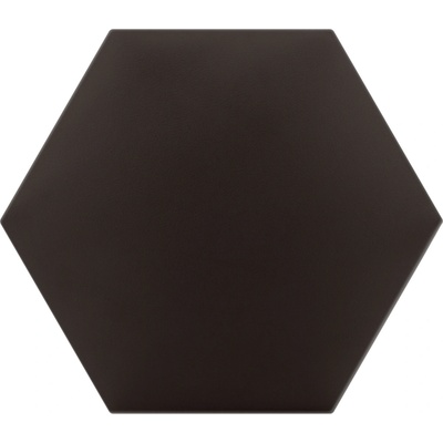 Čalouněný nástěnný panel s EKO KŮŽÍ HEXAGON 30x26 cm hnědá MyBestHome