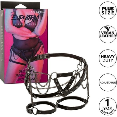 Calexotics Euphoria Multichain Thigh Harness Premium Plus Size