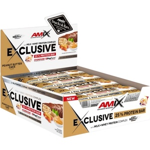 Amix Nutrition Exclusive Protein Bar [12 x 85 грама] Торта с фъстъчено масло