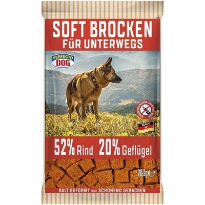 Perfecto Dog Masové kostky SOFT s hovězím 200 g