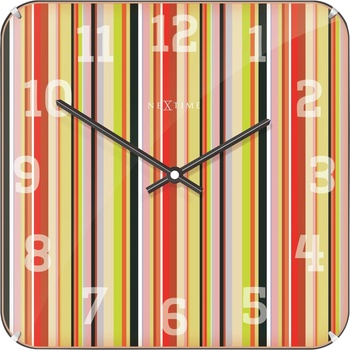 NeXtime Стенен часовник Smithy Dome квадратен (3169)