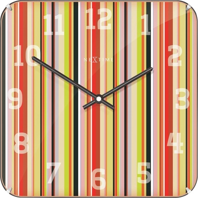 NeXtime Стенен часовник Smithy Dome квадратен (3169)