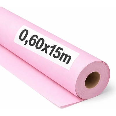 OFITURIA Kraft Paper Pink Pastel - Roll 0.60 × 15 m - 3 Rolls - Wrapping Paper and Packaging Paper - Craft Paper for DIY, Decoration and Sewing Patterns - Tear-Resistant and Easy to Cut - COM620-parent2