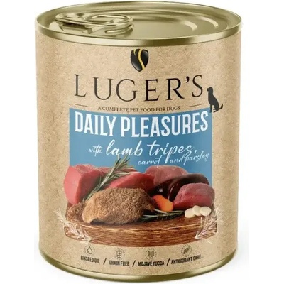 Luger’s Superfood Luger`s Dog храна за кучета с агнешко шкембе, 800gr