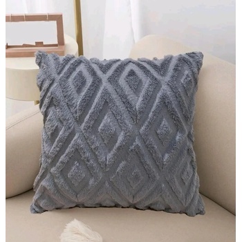 Image 1 of Декоративна възглавница/калъфка Пухи - Сив