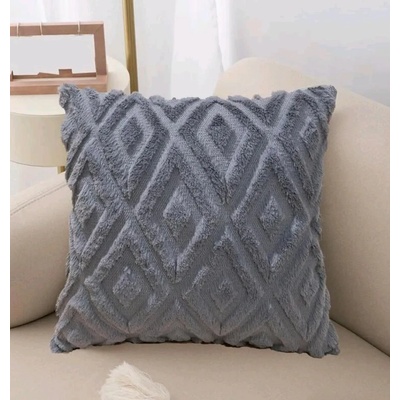 Декоративна възглавница/калъфка Пухи - Сив