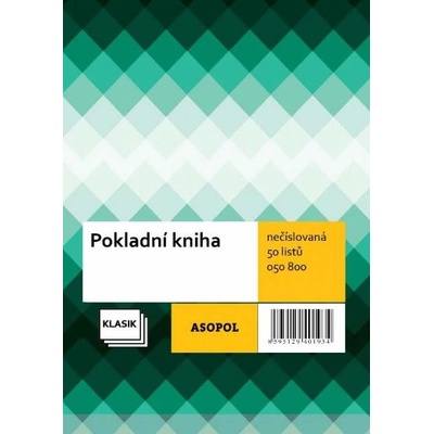 Asopol 050800 Kniha pokladní