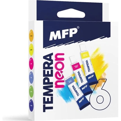 MFP Farba temperová set 6ks 12ml Neon 6300607