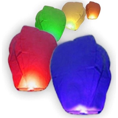 Lietajúci lampión šťastia priania mix farieb 37x53x95 5901157440280
