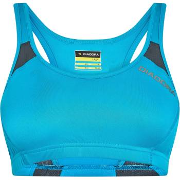 Diadora Women's L. Top Team Performance Gym Top - Blue Fluo