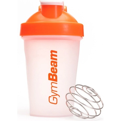 Šejker Blend Bottle priesvitno-oranžový 400 ml - GymBeam