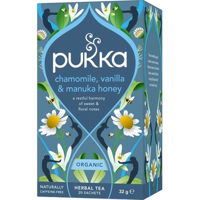 Pukka BIO Chamomile, Vanilla & Manuka honey porcovaný čaj 30 x 1,6 g