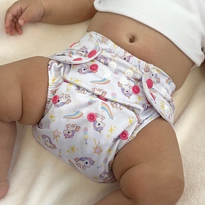 Ritka v suchu Vrchné PUL nohavičky RASPBERRY PAT PUL S 3-10 kg