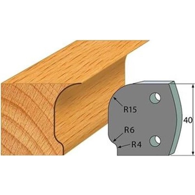 IGM F027-047 - Omezovač pro profilový hoblovací nůž 40x4 mm SP, Profil 047 (pár)