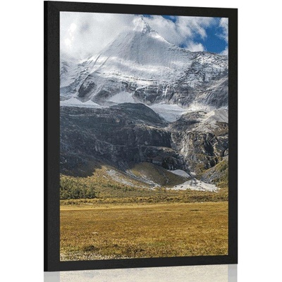 Plakát majestátní horská krajina - 40x60 silver