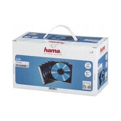 Pouzdra na CD/DVD slim case Hama 50 ks – Zbozi.Blesk.cz