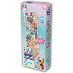 KS Games Пъзел KS Games от 52 XXL части - Котки (28617) - ozone