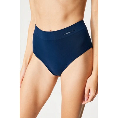 Astratex Klasické kalhotky Bamboo Nature II s vysokým pasem modrá – Zboží Dáma