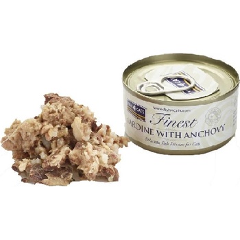 Fish4Cats Finest sardinka s ančovičkami 70 g