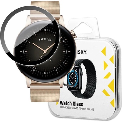 Wozinsky Хибриден скрийн протектор от закалено стъкло Wozinsky за Huawei Watch GT 3 46 mm, черен (5907769310096)