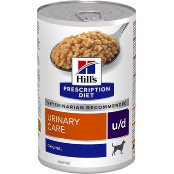 Hill's Hill s Prescription Diet u/d Грижа за пикочната система консерви за кучета 370 г