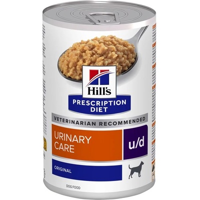 Hill's Hill s Prescription Diet u/d Грижа за пикочната система консерви за кучета 370 г