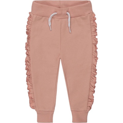 DIRKJE Tepláky s volánkem starorůžová holka