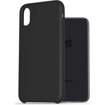 AlzaGuard Premium Liquid Silicone Case iPhone X / Xs čierne