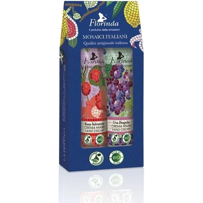 Florinda dvou krémů na ruce Mosaico růže a hrozny 2 x 30 ml