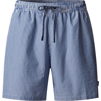 Hackett Бански гащета Hackett Seersucker Elasticated swimming shorts - Blue (Ink Blue)