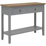Premier Housewares Сива конзолна маса от масивна Пауловния 34, 5x99 cm Henley - Premier Housewares (2405507)