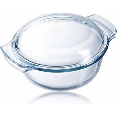 Pyrex hrnec s poklicí varné sklo 18,5 cm
