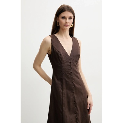 Bardot Ленена рокля Bardot CORDELIA (59808DB)