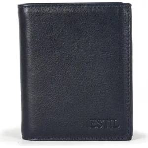  Мъжки портфейл естествена кожа 31 тъмносин