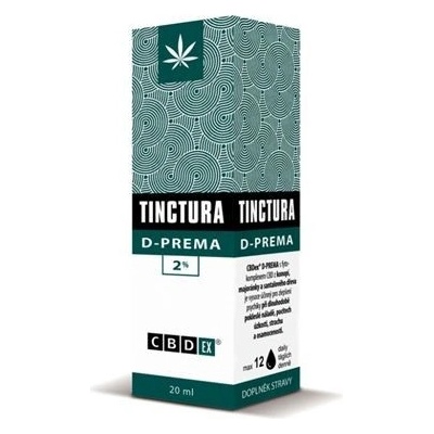 Cannabis Pharma Tinctura D-PREMA 2% 20 ml