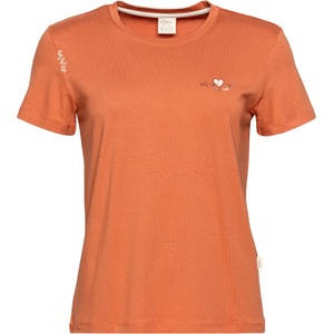 Chillaz Дамска тениска Chillaz Women's Iseo Heartbeat To Climb T-shirt - Terracotta - размер 44 (EU) (916-6248-0517)
