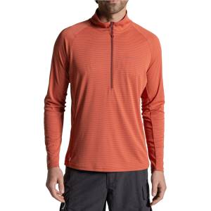 Craghoppers Мъжка блуза с дълъг ръкав Craghoppers Nosilife Solarshield+ Half Zip Top Longsleeve - Dark Sahara - размер XXL (216-8568-0315)