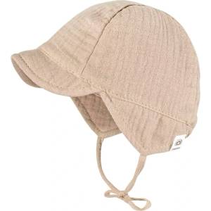 maximo Шапка с козирка maximo Baby's Schildmütze m. Ohrenschutz Cap - Beige Melange - размер 45 cm (904-1844-0114)