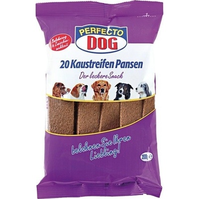 Perfecto Dog Mäsové plátky s hovädzím bachorom 20ks 200 g