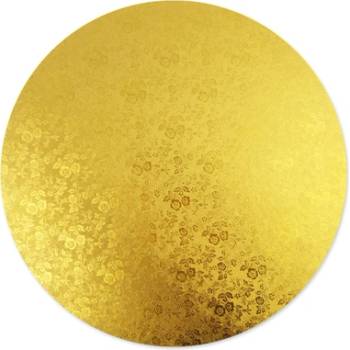 Horecano BAKERY-Подложка за торта за еднократна употреба Ø35xh1cm ЗЛАТО (193715-5) (0193761)