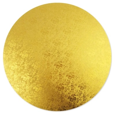 Horecano BAKERY-Подложка за торта за еднократна употреба Ø35xh1cm ЗЛАТО (193715-5) (0193761)