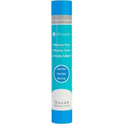 Textured Translucent Vinyl - 30.5cm x 1.2m - Light Blue (V12-TT-LBLU)