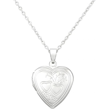 HARAHU Колие KI-34238 Heart - Сребърен KP34238 (KI-34238)