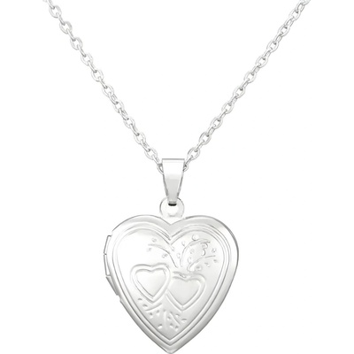 HARAHU Колие KI-34238 Heart - Сребърен KP34238 (KI-34238)