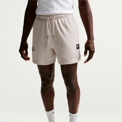 Nike Мъжки къси панталони Nike Air BB Fleece Short Shorts - Light Bone / Black - размер M (012-4614-0212)