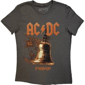 AC/DC Bell Lightning EU Tour '25 (Back Print & Ex-Tour) Charcoal Grey M Дамски Риза (ACDC25TS166LC02)