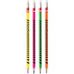 Kores Графитен молив с гума, HB, триъгълен, KORES "Neon" 92306 (92306)