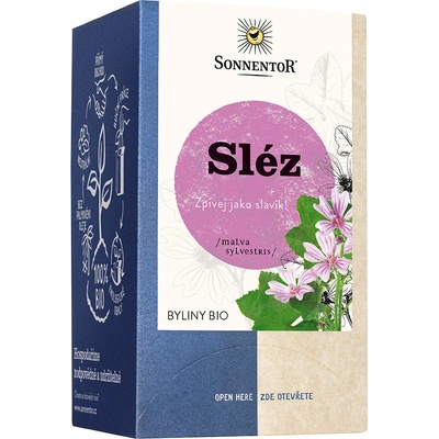 Sonnentor Sléz BIO porcovaný bylinný čaj 18 x 1,5 g