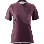 Gonso Дамска фланелка с къс ръкав за колоездене Gonso Women's Adventure Jersey Halfzip Cycling jersey - Rich Soil - размер 40 (EU) (156-2896-0214)