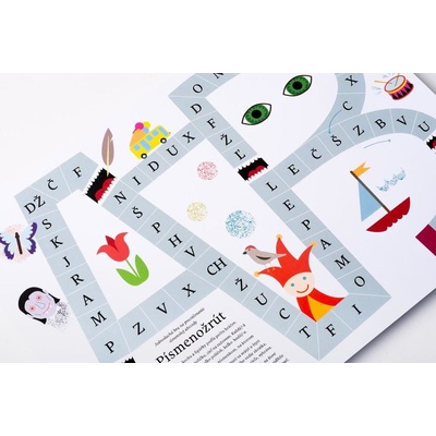 Písmenožrout desková hra s písmenky